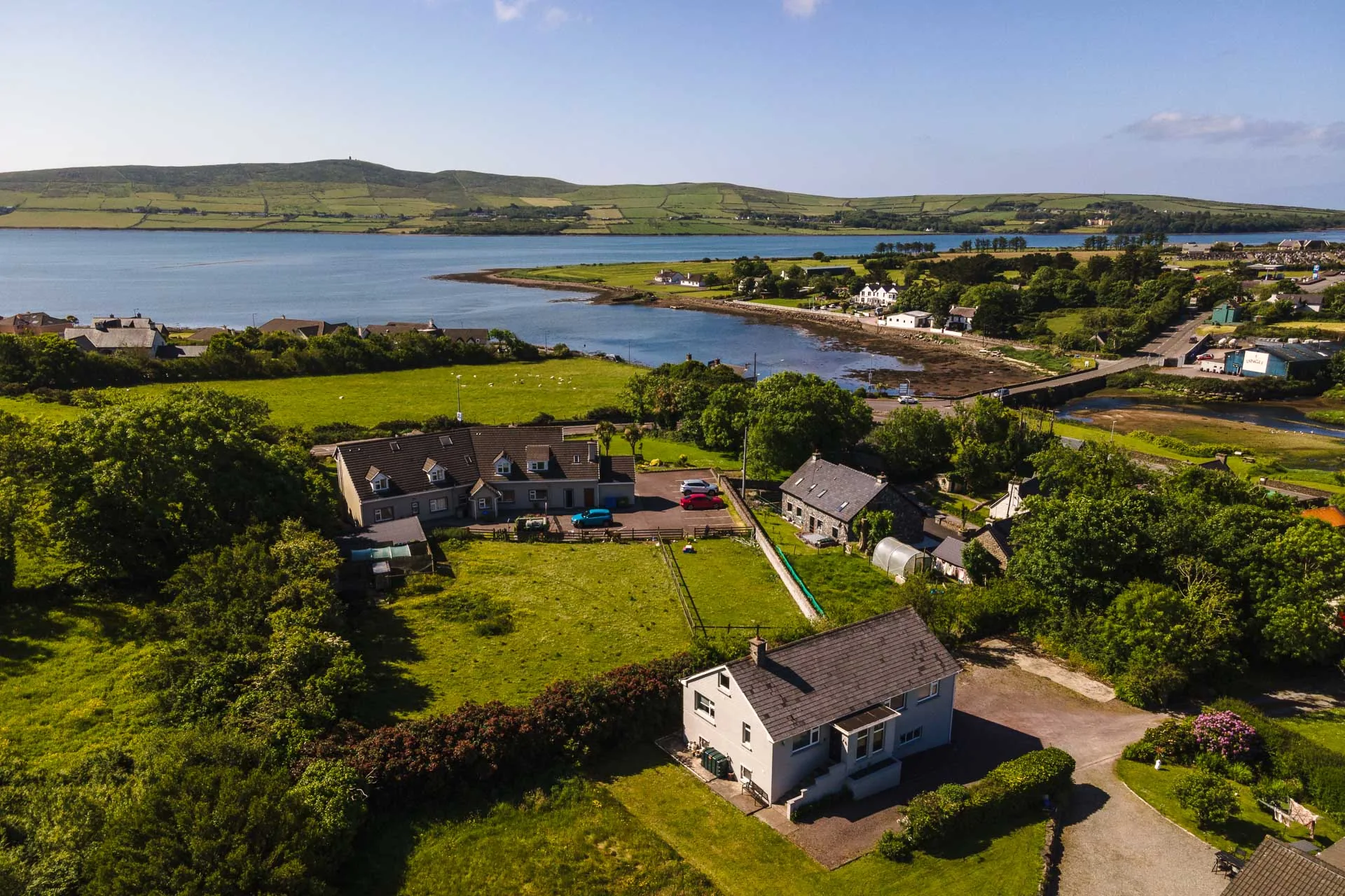 Milltown Cottage with Dingle Bay beyond