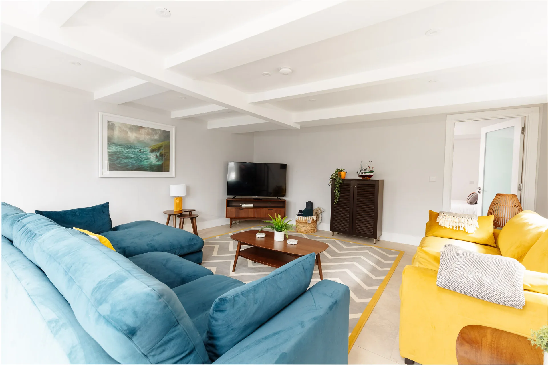 Second view of the spacious living room